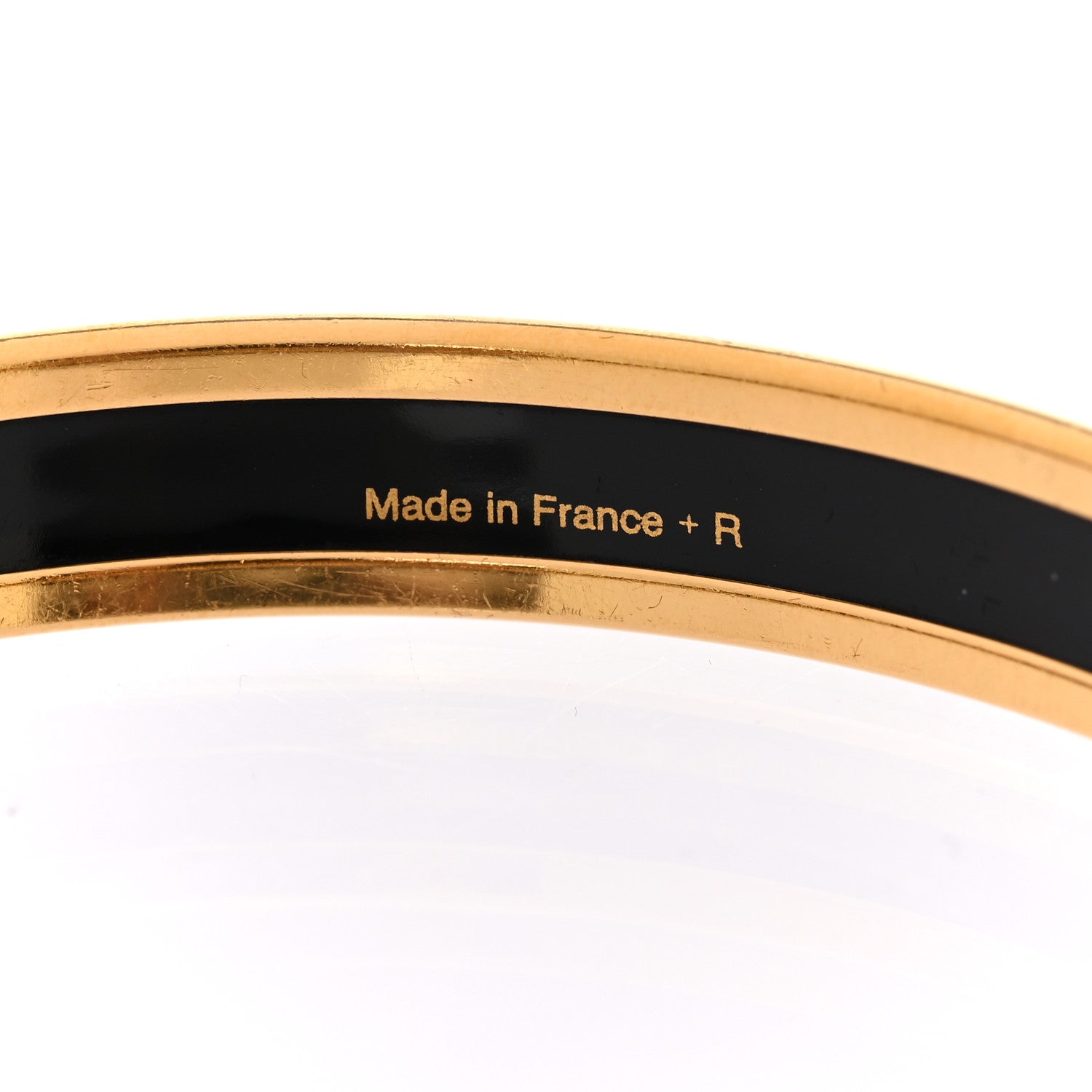 Hermes Enamel Printed Narrow Bracelet 65 5 of 5