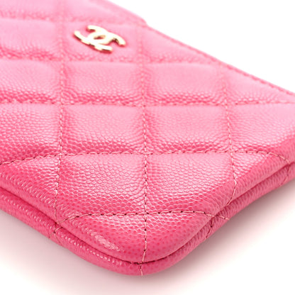 Chanel Caviar Quilted Small Cosmetic Case Pink 9 of 10