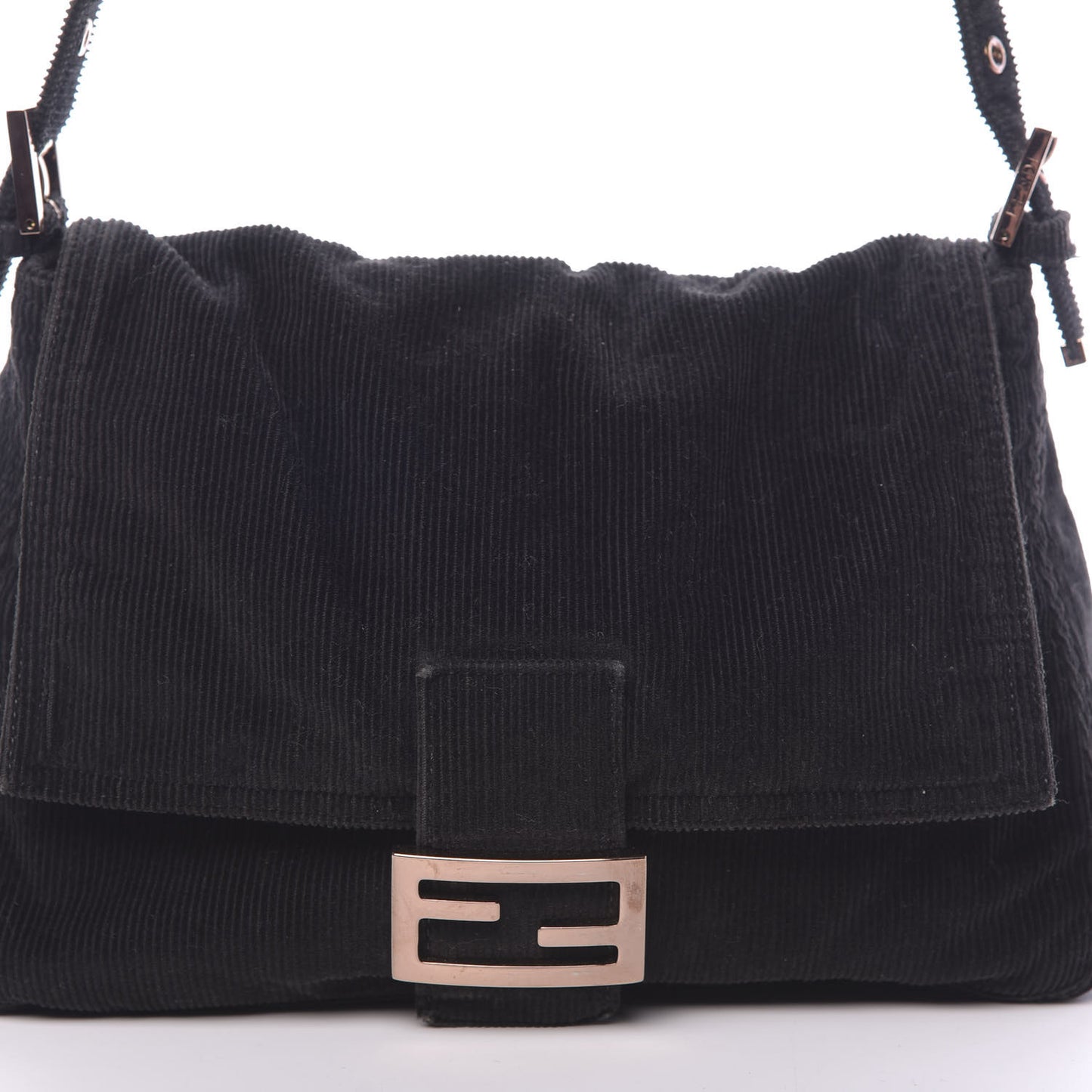 Corduroy Mama Baguette Black