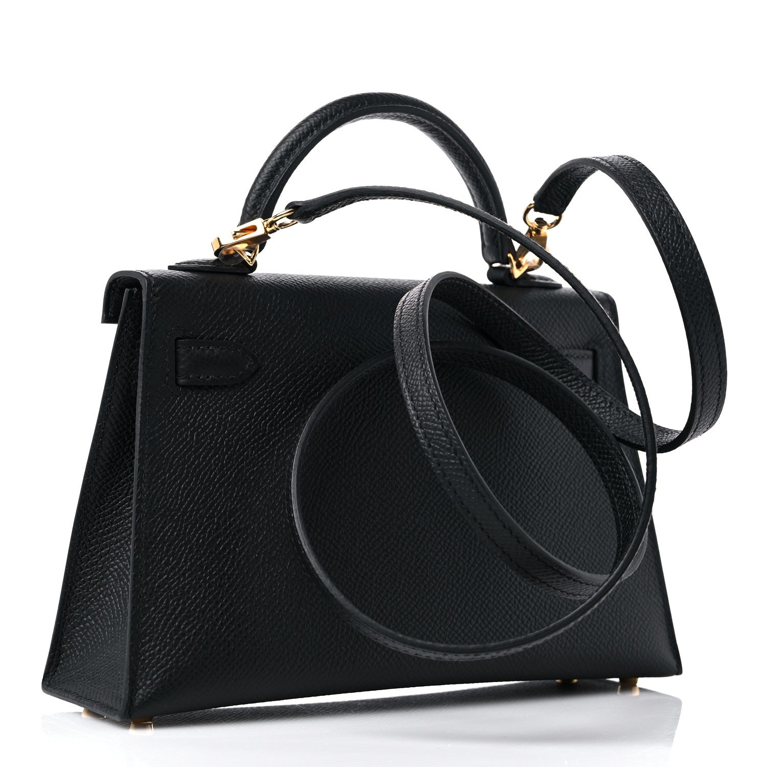Hermes Epsom Mini Kelly Sellier 20 Black 3 of 10