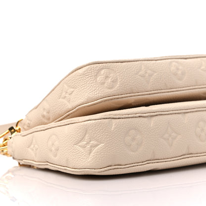 Louis Vuitton Empreinte Monogram Giant Multi Pochette Accessories Cream 8 of 9