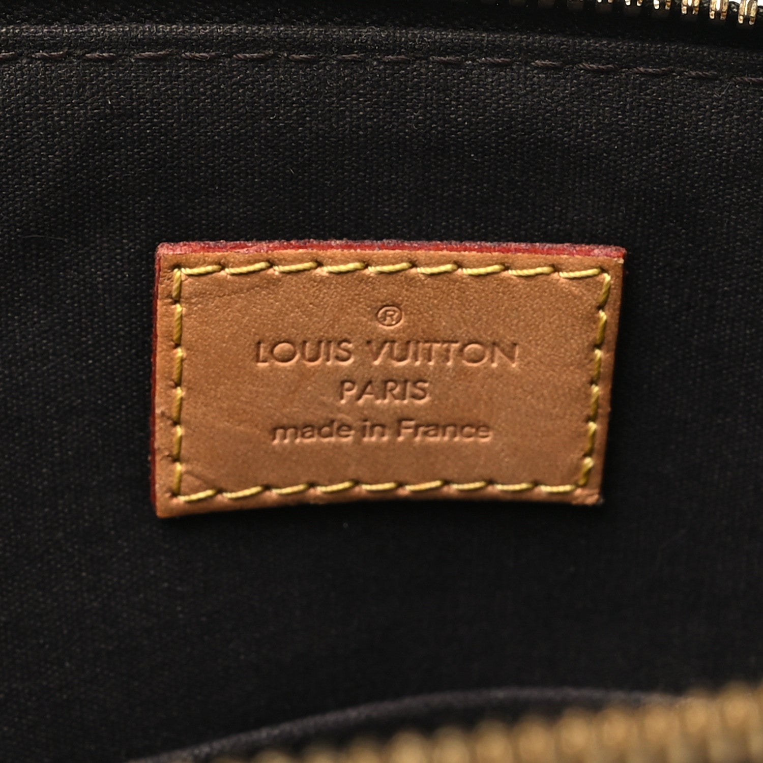 Louis Vuitton Vernis Alma PM Terre D'Ombre 6 of 9