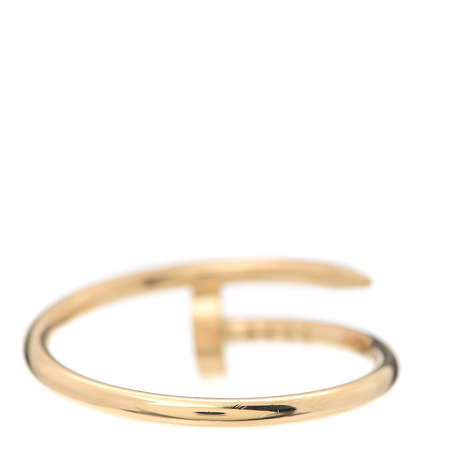 Cartier 18K Yellow Gold Small Juste Un Clou Ring 58 8.25 3 of 6