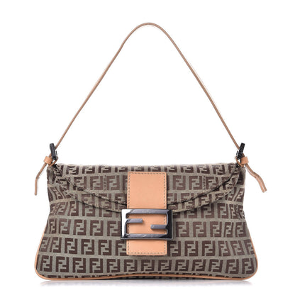 Fendi Zucchino Baguette Tan 1 of 11