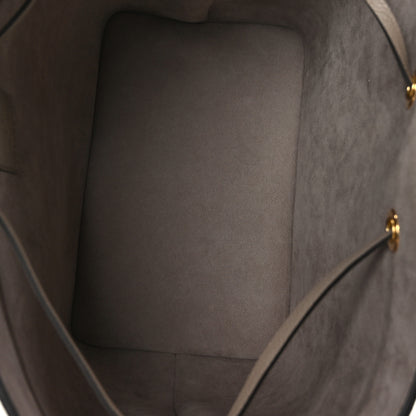Louis Vuitton Empreinte Monogram Giant Neonoe MM Tourterelle Creme 6 of 11