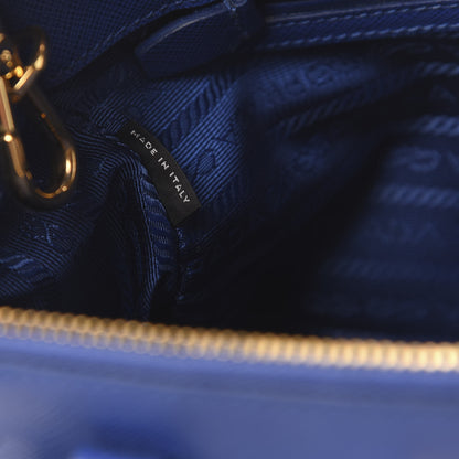 Prada Saffiano Small Galleria Double Zip Tote Royal 8 of 16