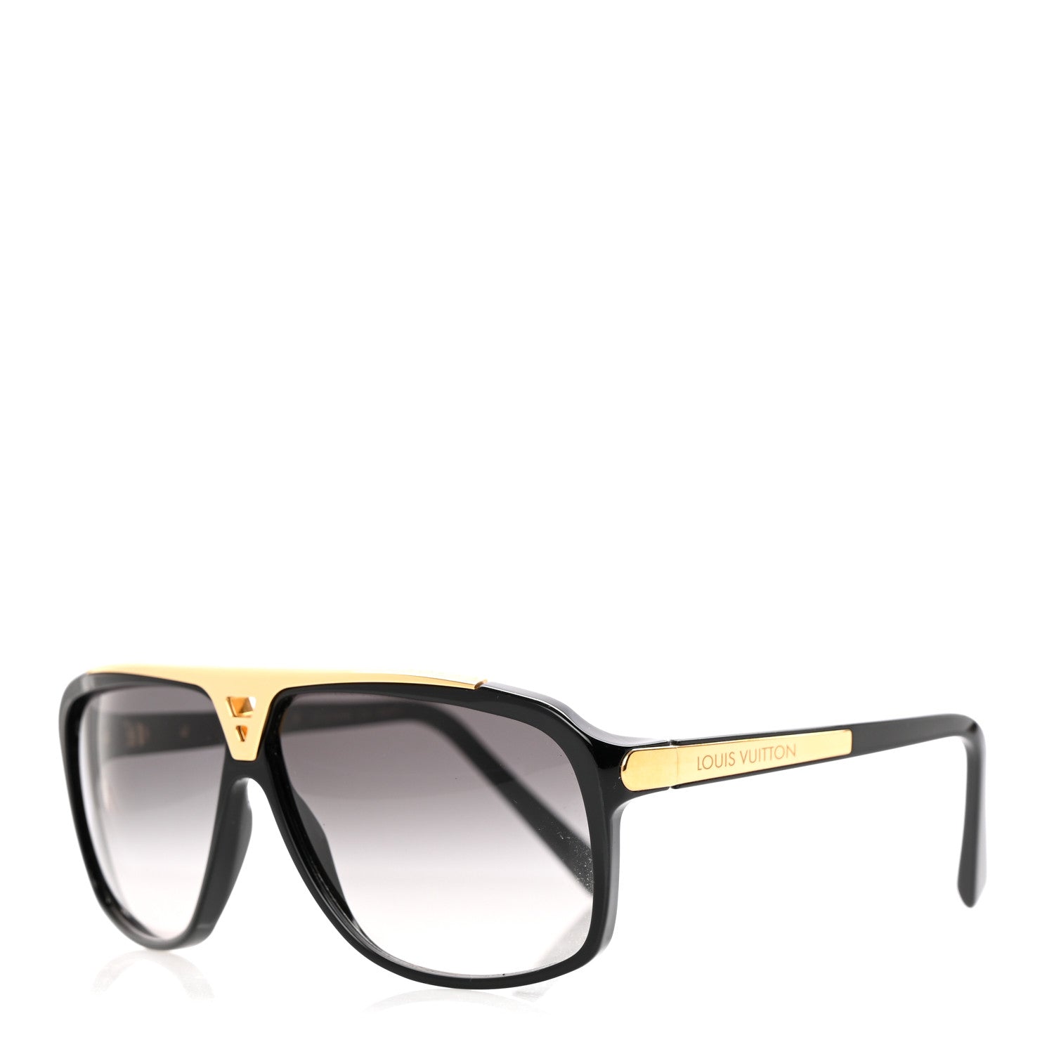 Louis Vuitton Acetate Evidence Sunglasses Z0350W Black 1 of 8