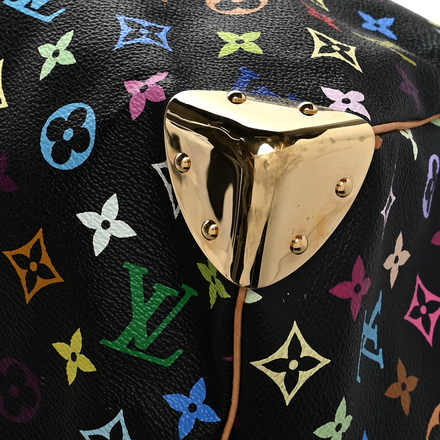 Louis Vuitton Monogram Multicolor Keepall 45 Black 9 of 15