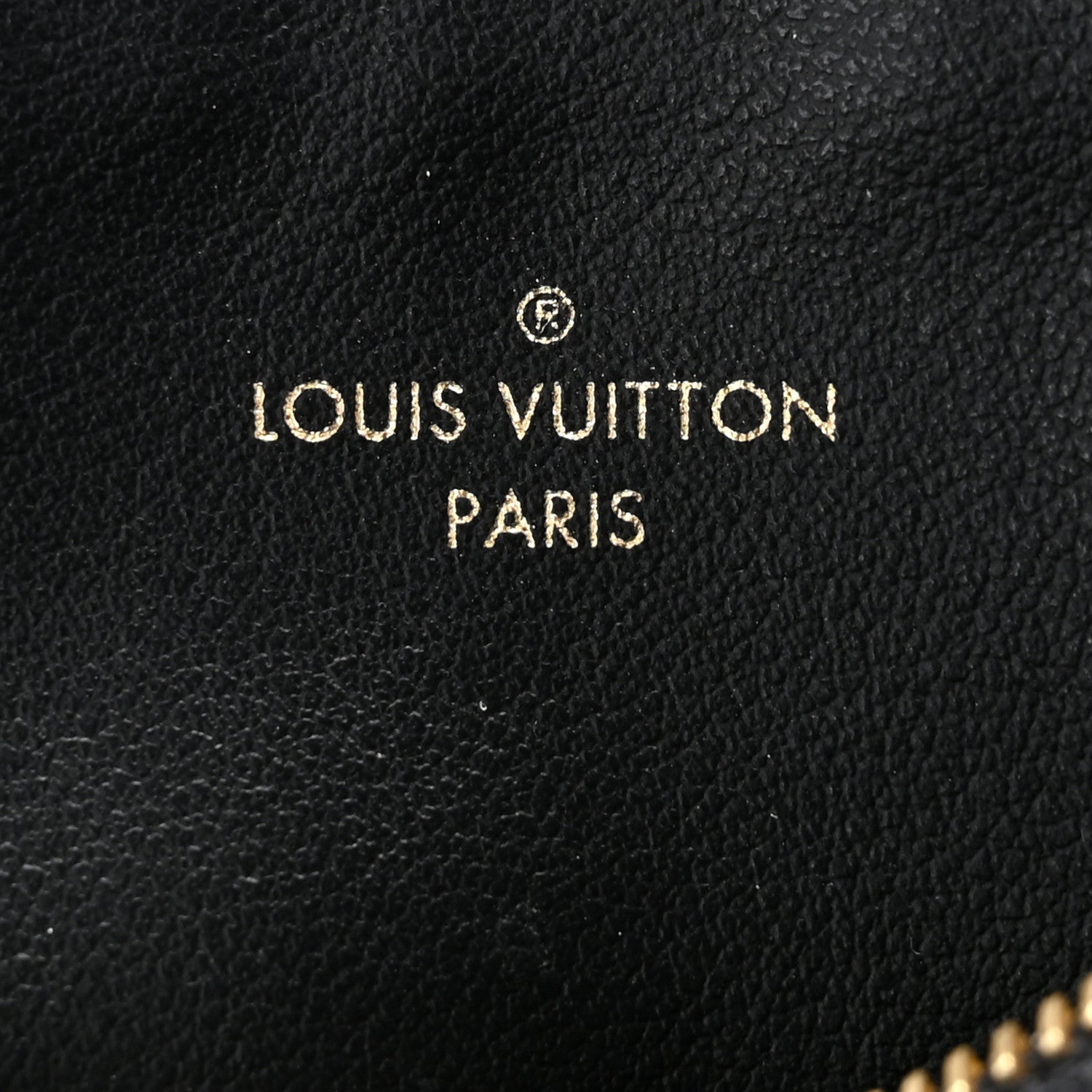 Louis Vuitton Empreinte Felicie Chain Wallet Zippered Insert Black 5 of 6