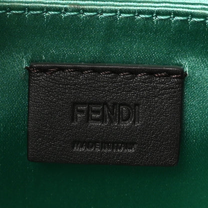 Fendi Silk Satin Mini Cookie Hobo Bag Spring Turquoise 5 of 11