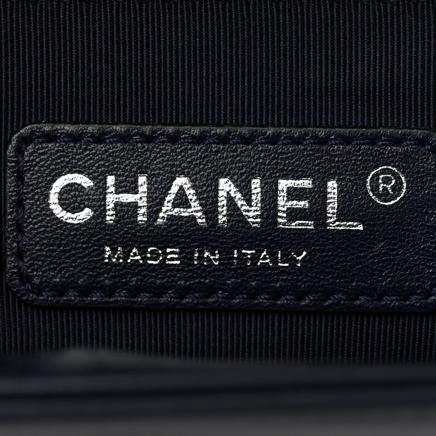 Chanel Calfskin Quilted Medium Boy Flap Dark Navy 6 of 10