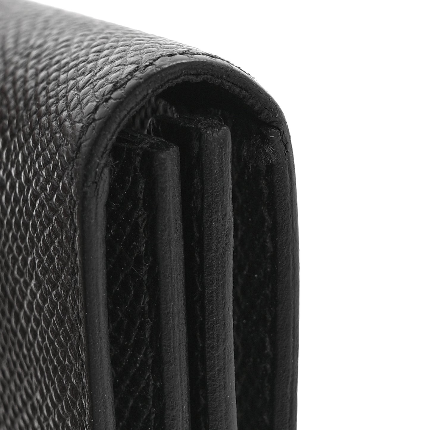 Epsom Monochrome Bearn Card Holder Wallet Black
