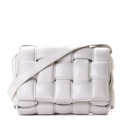 Bottega Veneta Nappa Maxi Intreccio Padded Cassette Crossbody Bag Chalk 1 of 5