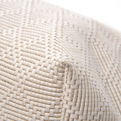 Gucci Woven Raffia Diamante Tote White 11 of 12