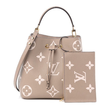 Louis Vuitton Empreinte Monogram Giant Neonoe MM Tourterelle Creme 1 of 10