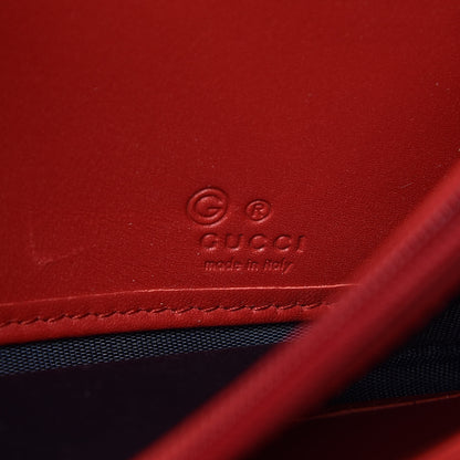 Gucci GG Supreme Monogram Blooms Continental Wallet Blue 6 of 7
