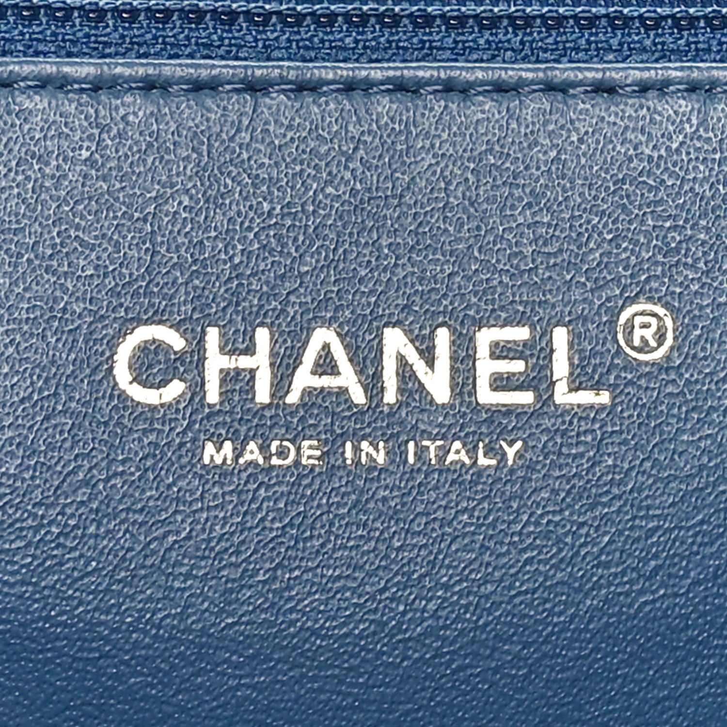 Chanel Caviar Quilted Business Affinity Backpack Blue 6 of 10