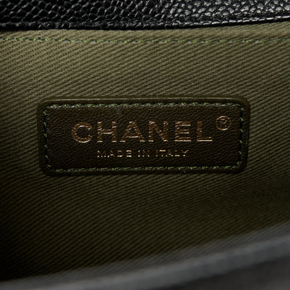 Chanel Caviar Quilted Medium Boy Flap Black 5 of 9