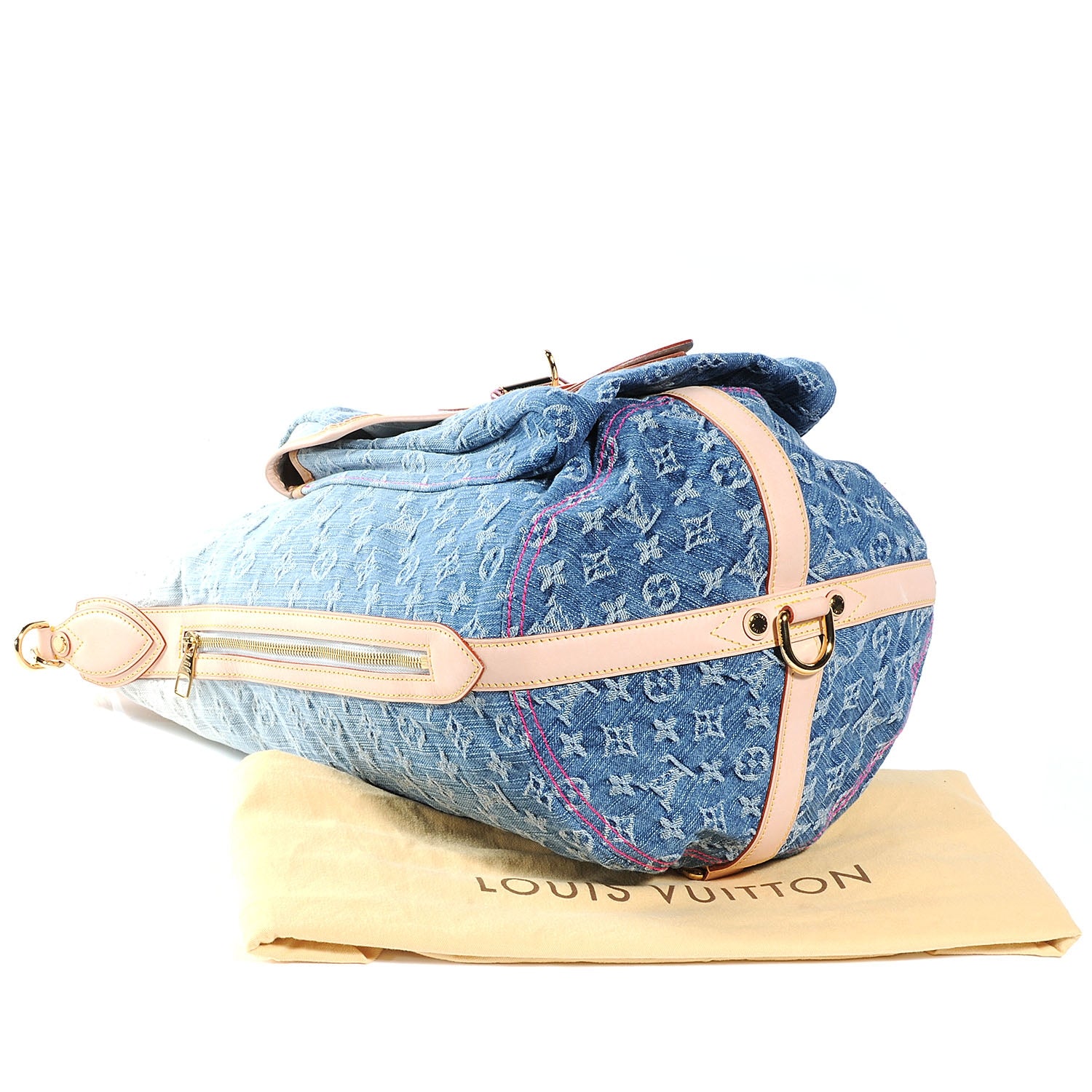 Louis Vuitton Denim Sunburst PM Messenger Blue 4 of 7