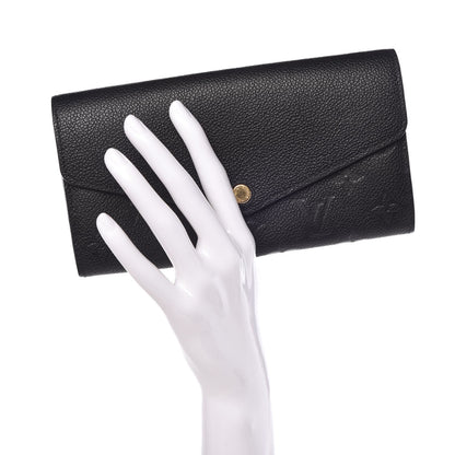 Louis Vuitton Empreinte Sarah Wallet NM Black 2 of 7