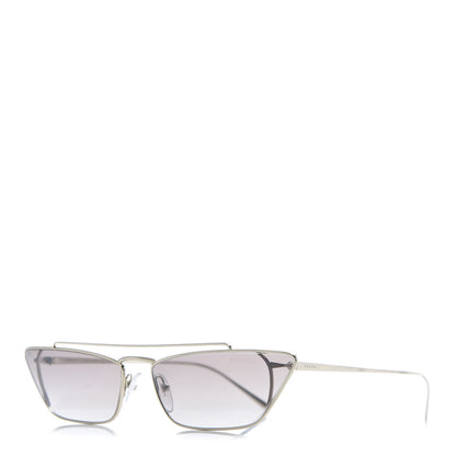 Prada Cat Eye Sunglasses SPR 64U Light Gold 1 of 8