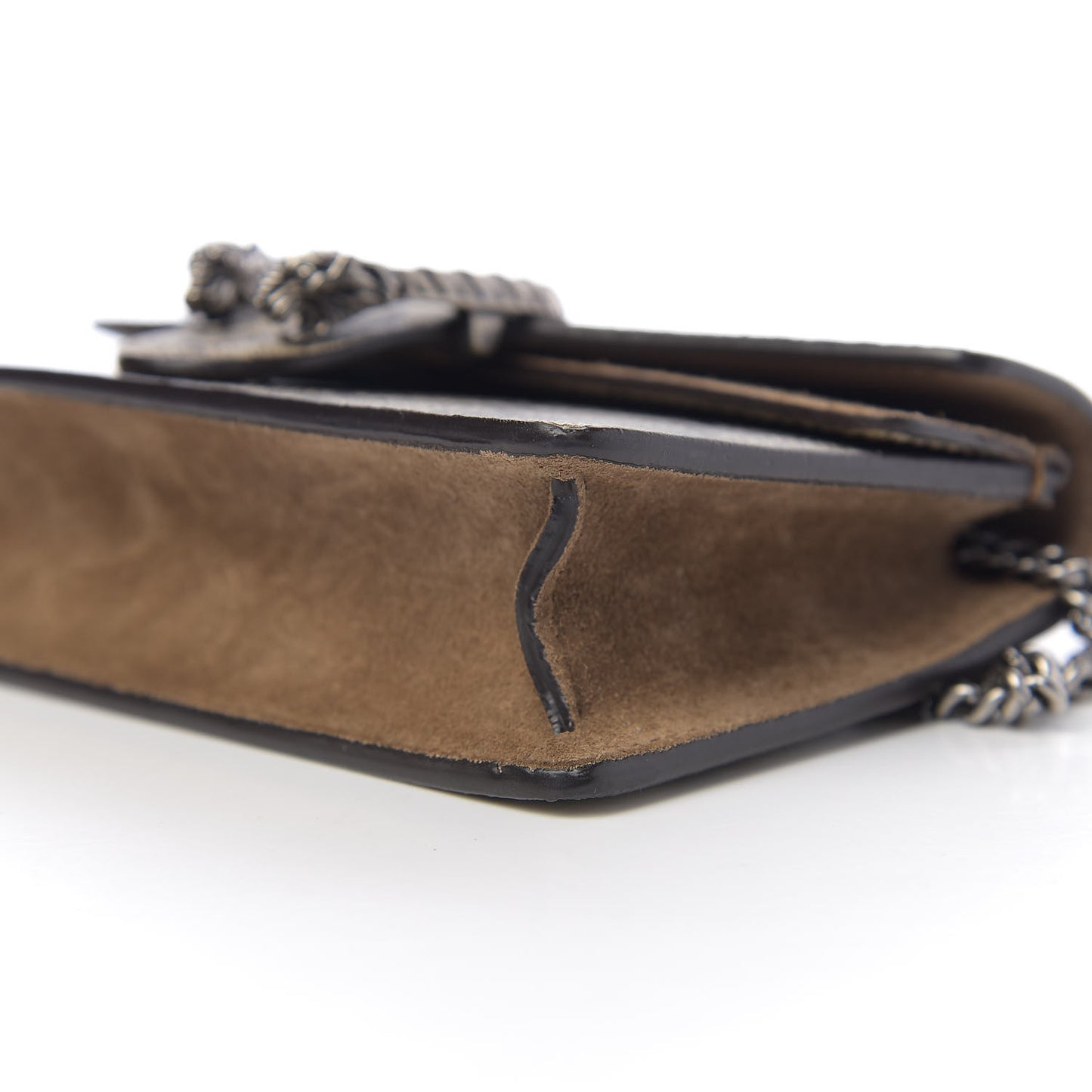 GG Supreme Monogram Super Mini Dionysus Shoulder Bag Taupe