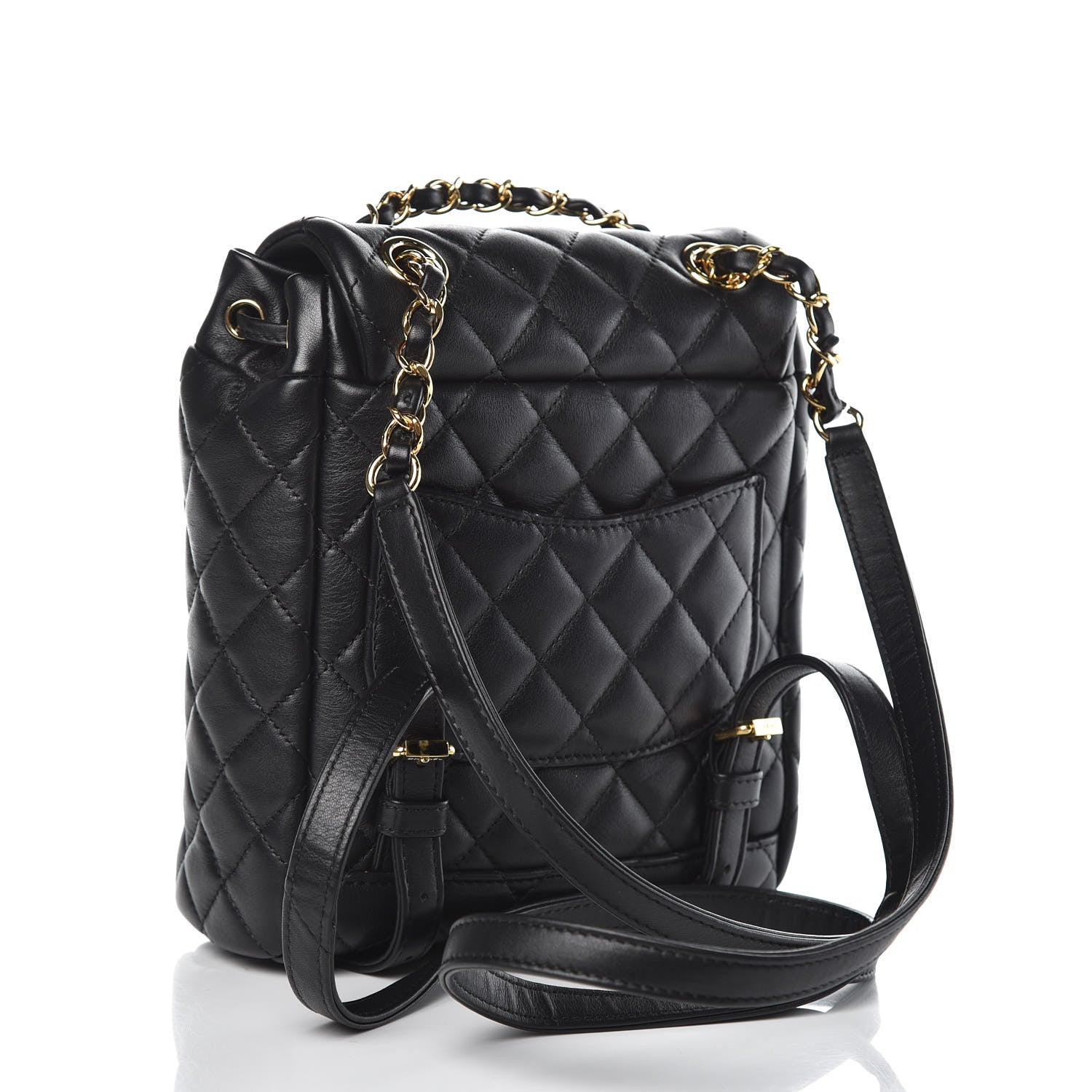 Chanel Calfskin Quilted Mini Urban Spirit Backpack Black 3 of 10