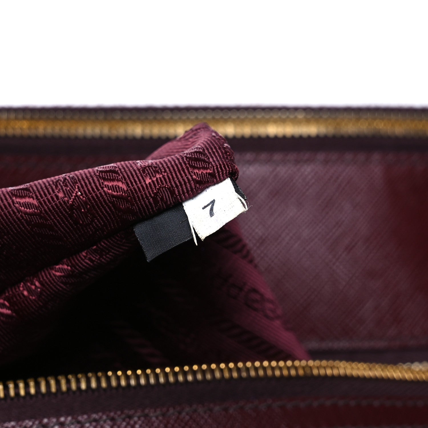 Prada Saffiano Lux Extra Large Galleria Double Zip Tote Cherry 10 of 17