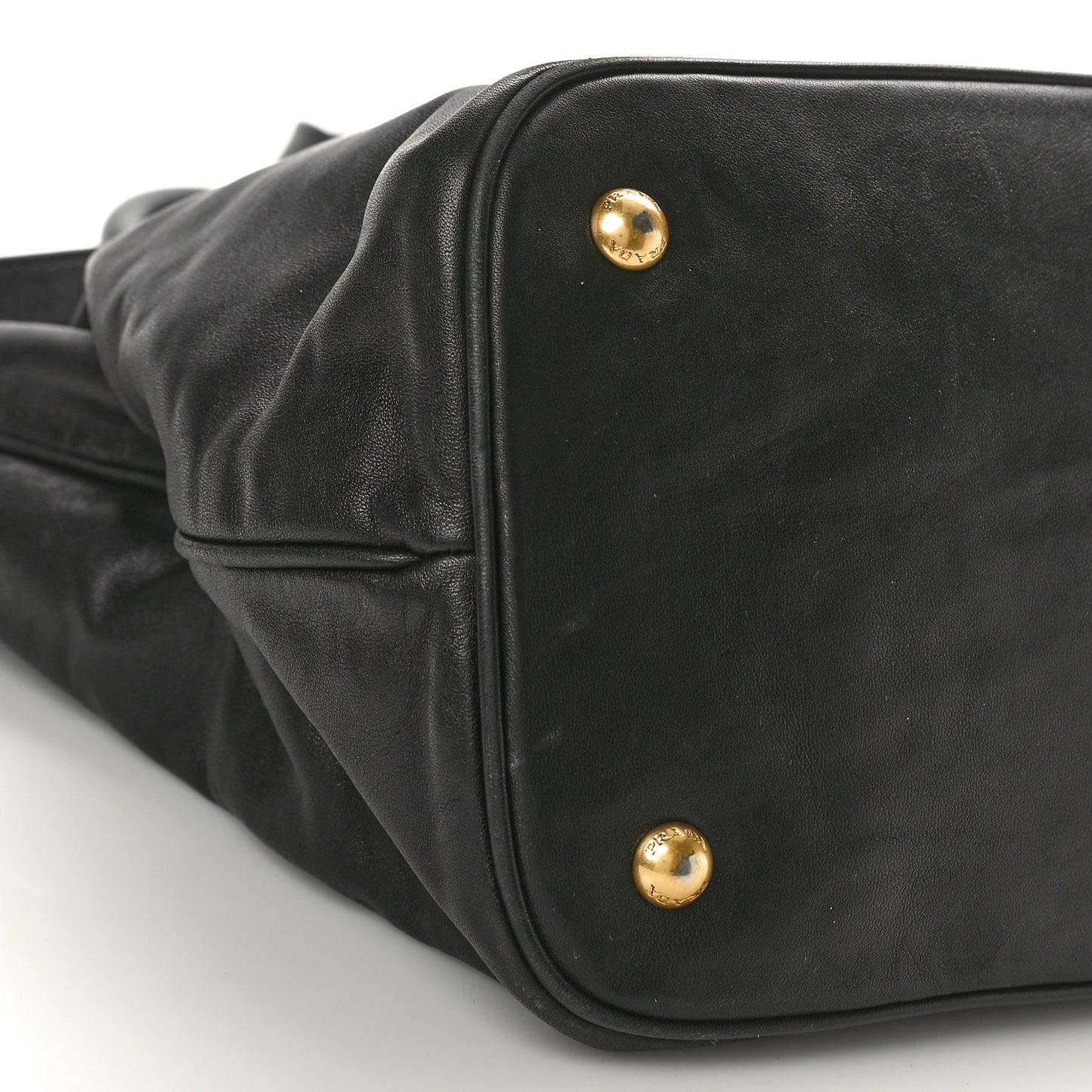Soft Calfskin Shopping Tote Black