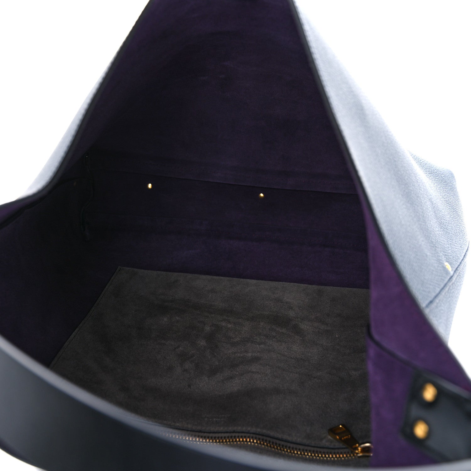 Chloe Grained Calfskin Marcie Hobo Tote Navy 5 of 9