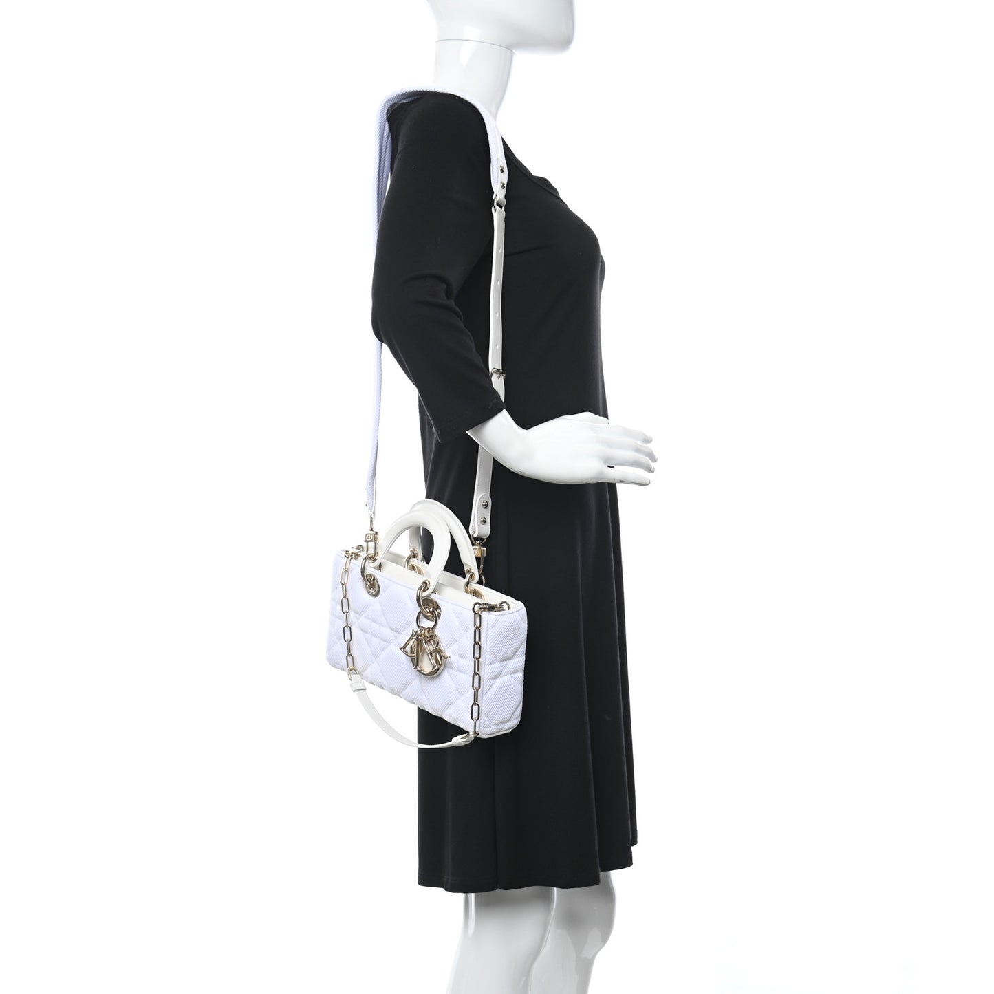Macrocannage Technical Fabric Lady D-Joy White
