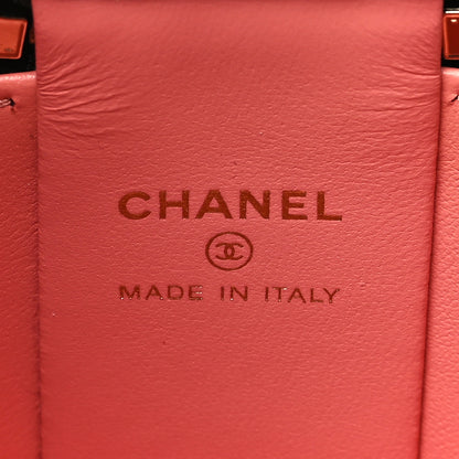 Chanel Patent Quilted Afternoon Tea Top Handle Vanity Case With Chain Black 6 of 11