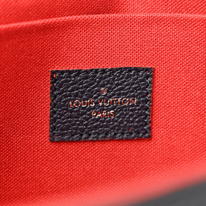 Louis Vuitton Empreinte Pochette Felicie Chain Wallet Marine Rouge 6 of 9