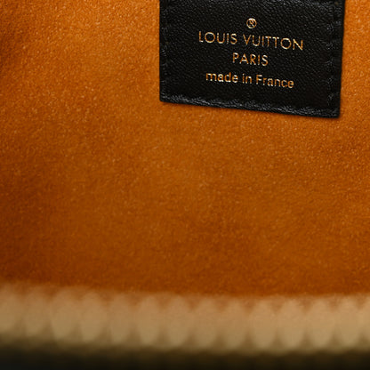 Louis Vuitton Lambskin Embossed Monogram Coussin MM Black 8 of 11