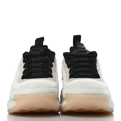 Chanel Velvet Calfskin Mixed Fibers CC Sneakers 36 Ivory Black 2 of 8