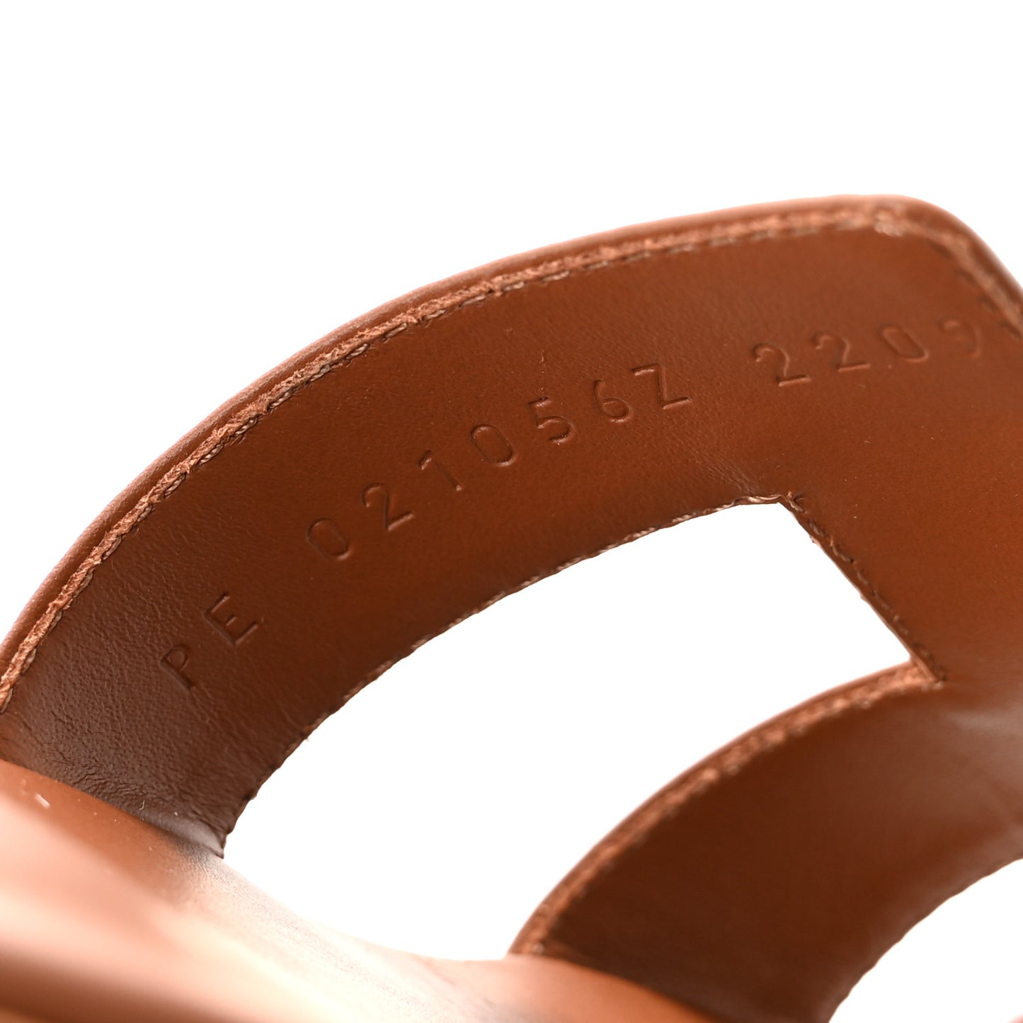 Box Calfskin Oran Sandals 38 Gold