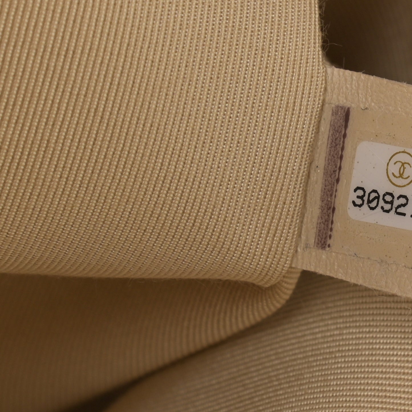 Lambskin Quilted Large Chanel 19 Flap Beige