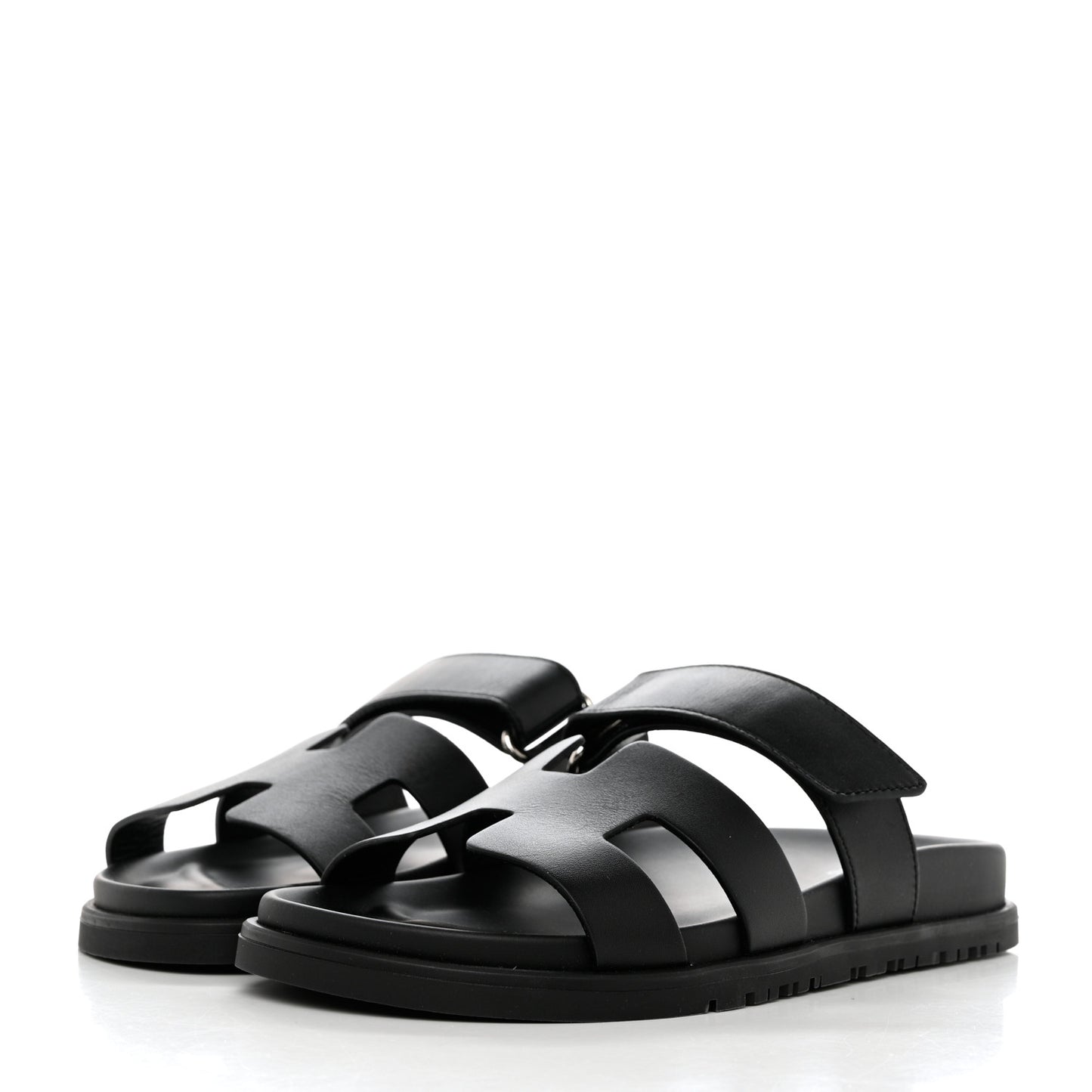 Calfskin Womens Chypre Sandals 37 Black