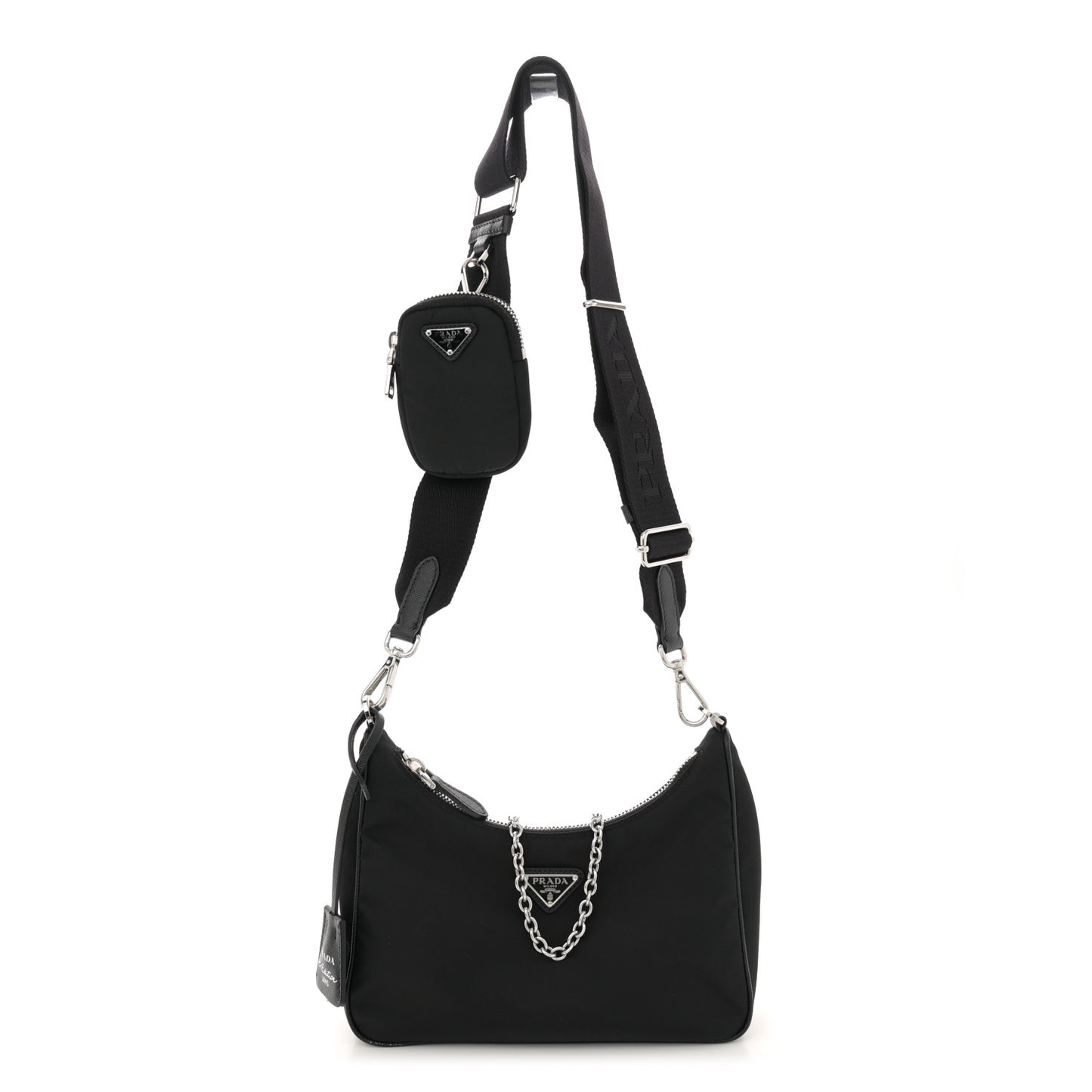 Nylon Re-Edition 2005 Shoulder Bag Black