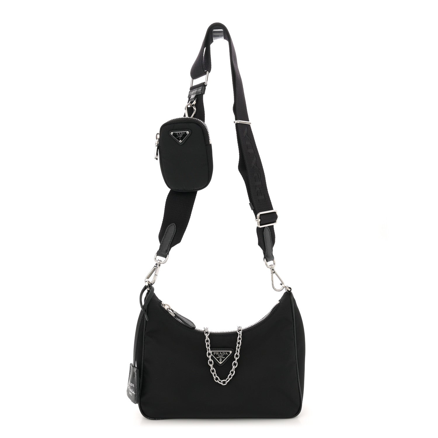 Prada Nylon Re-Edition 2005 Shoulder Bag Black 1 of 11