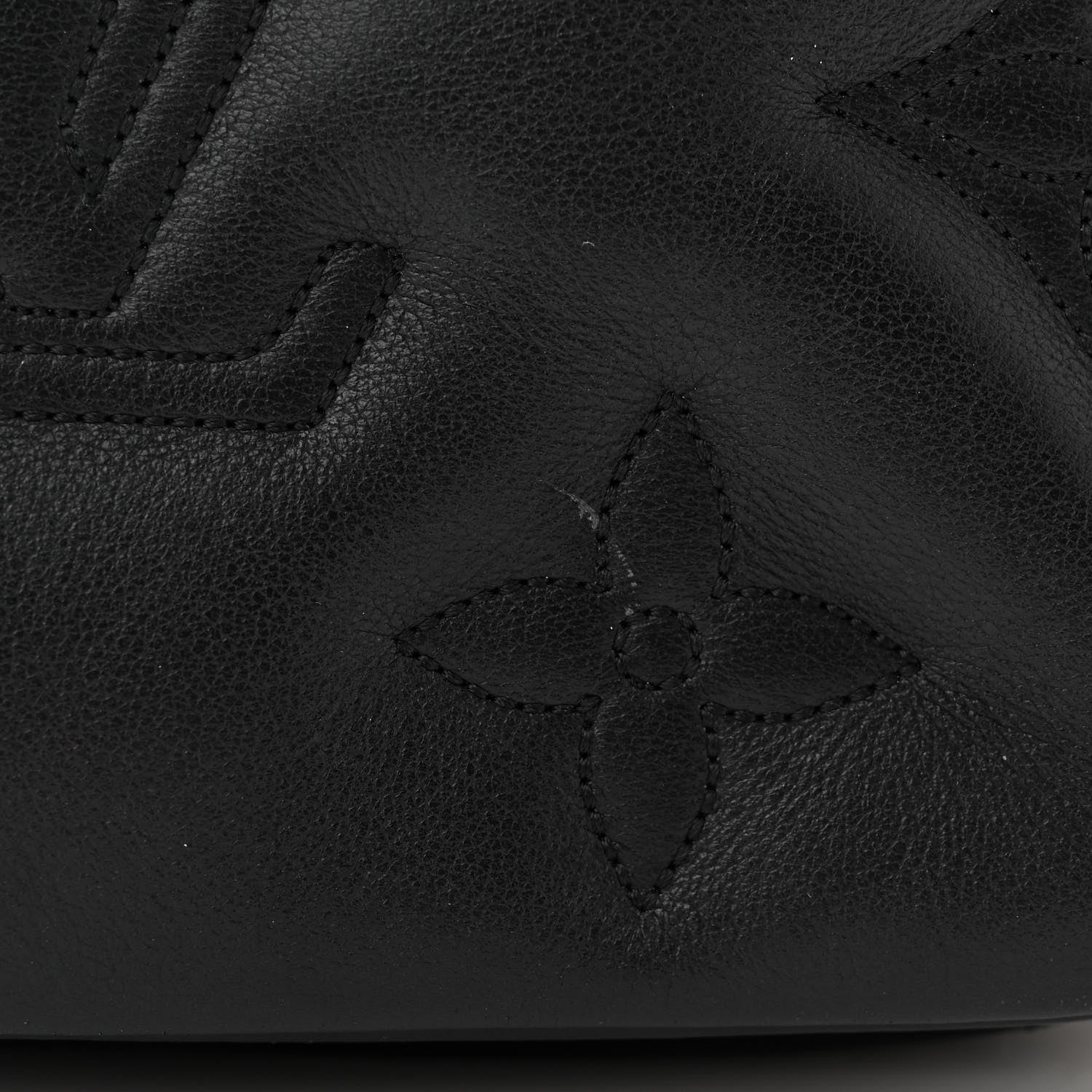 Louis Vuitton Calfskin Bubblegram Wallet On Strap Black 11 of 12