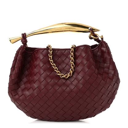 Bottega Veneta Nappa Intrecciato Sardine With Chain Bag Barolo 1 of 10