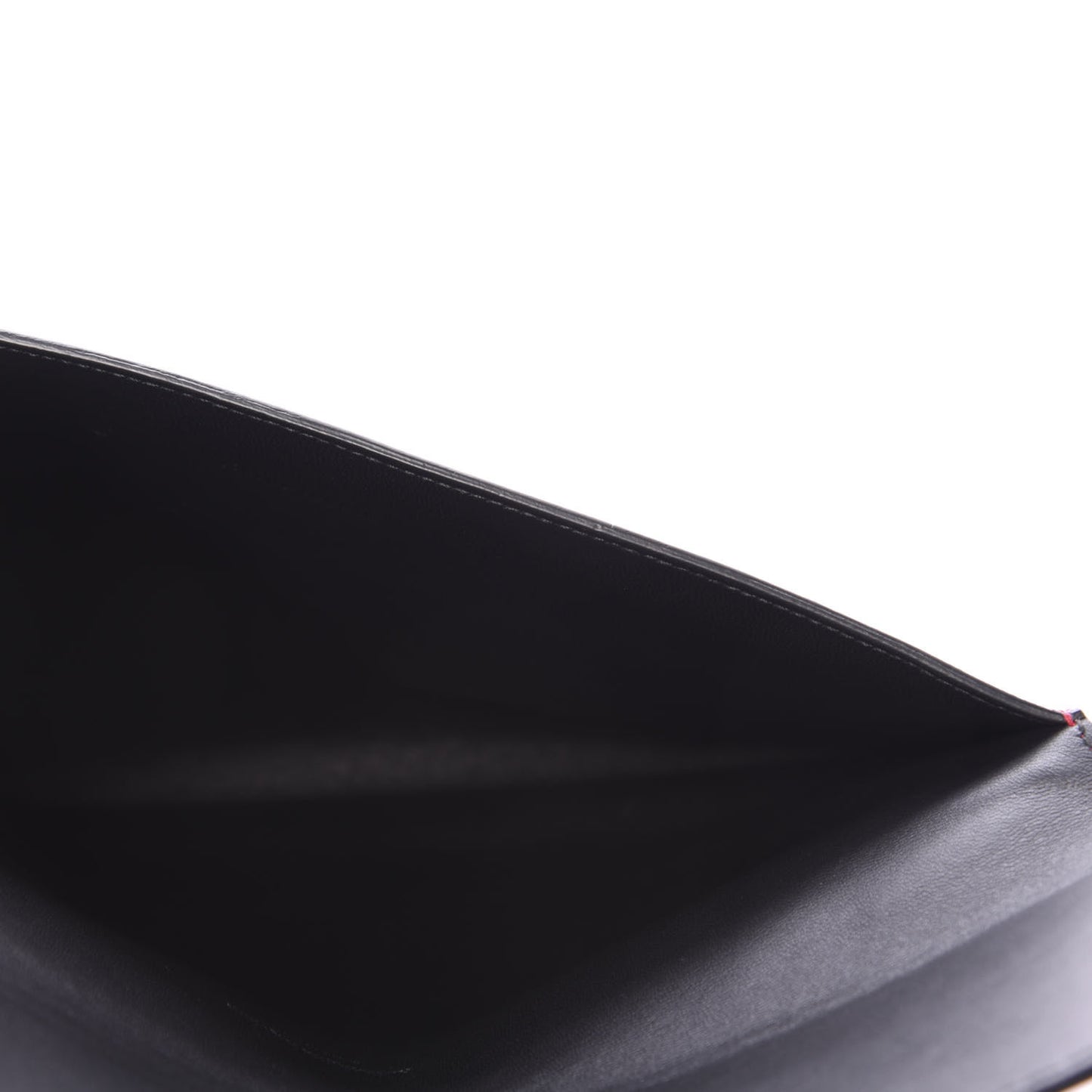 Calfskin Skull Envelope Clutch Fuchsia