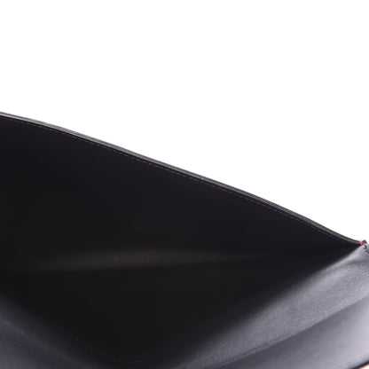 Alexander McQueen Calfskin Skull Envelope Clutch Fuchsia 5 of 9