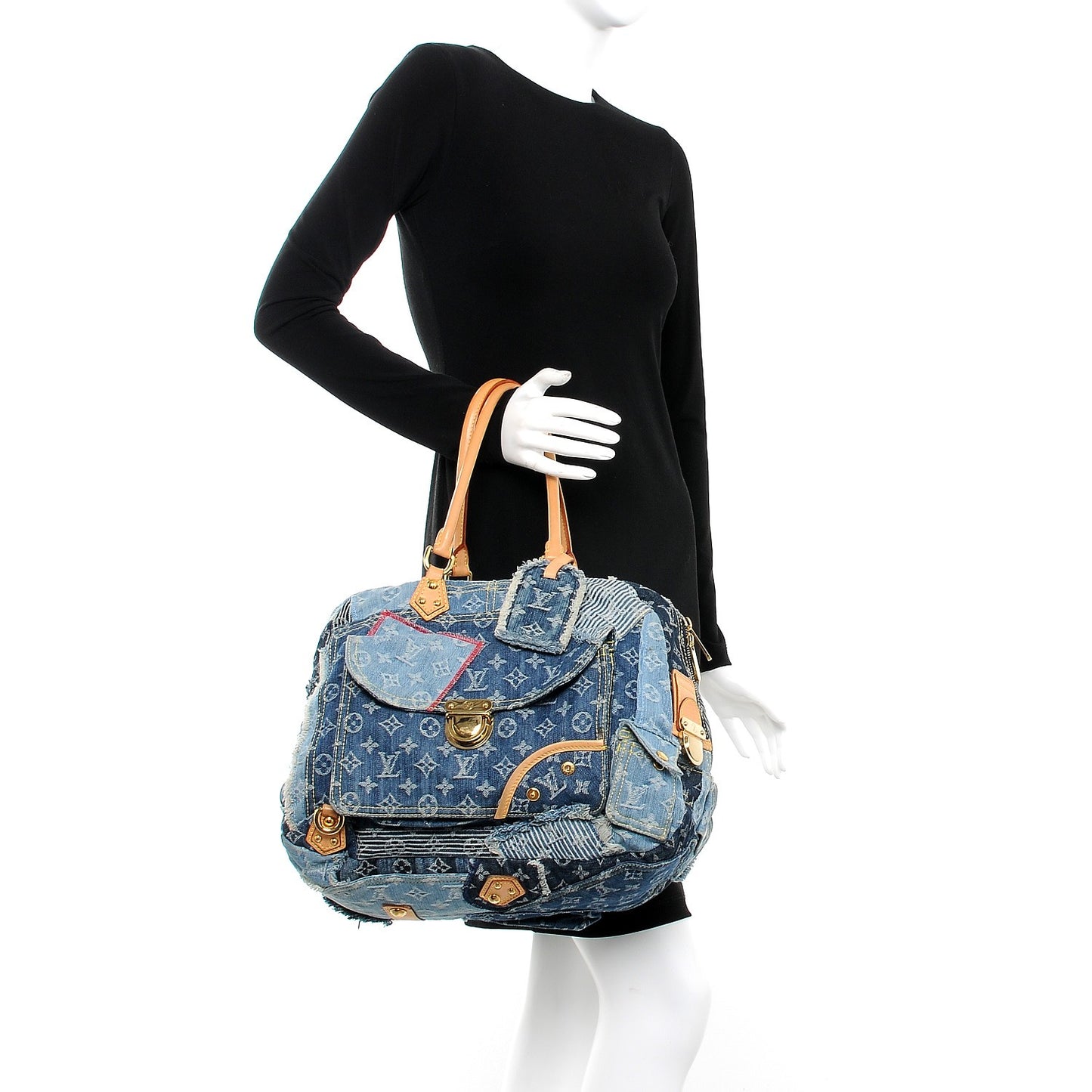 Denim Patchwork Bowly Blue