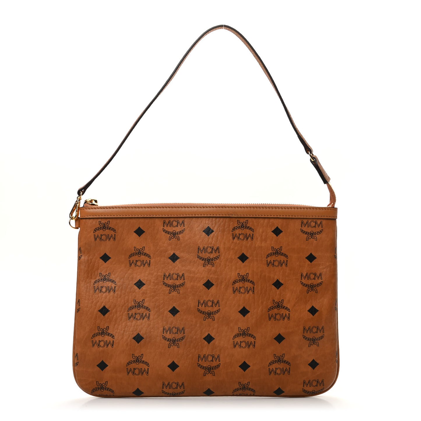 Visetos Liz Shopper Tote Pouch Cognac