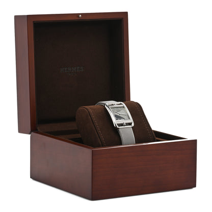 Hermes Stainless Steel 29mm Cape Cod Double Tour Quartz Watch Silver 5 of 5