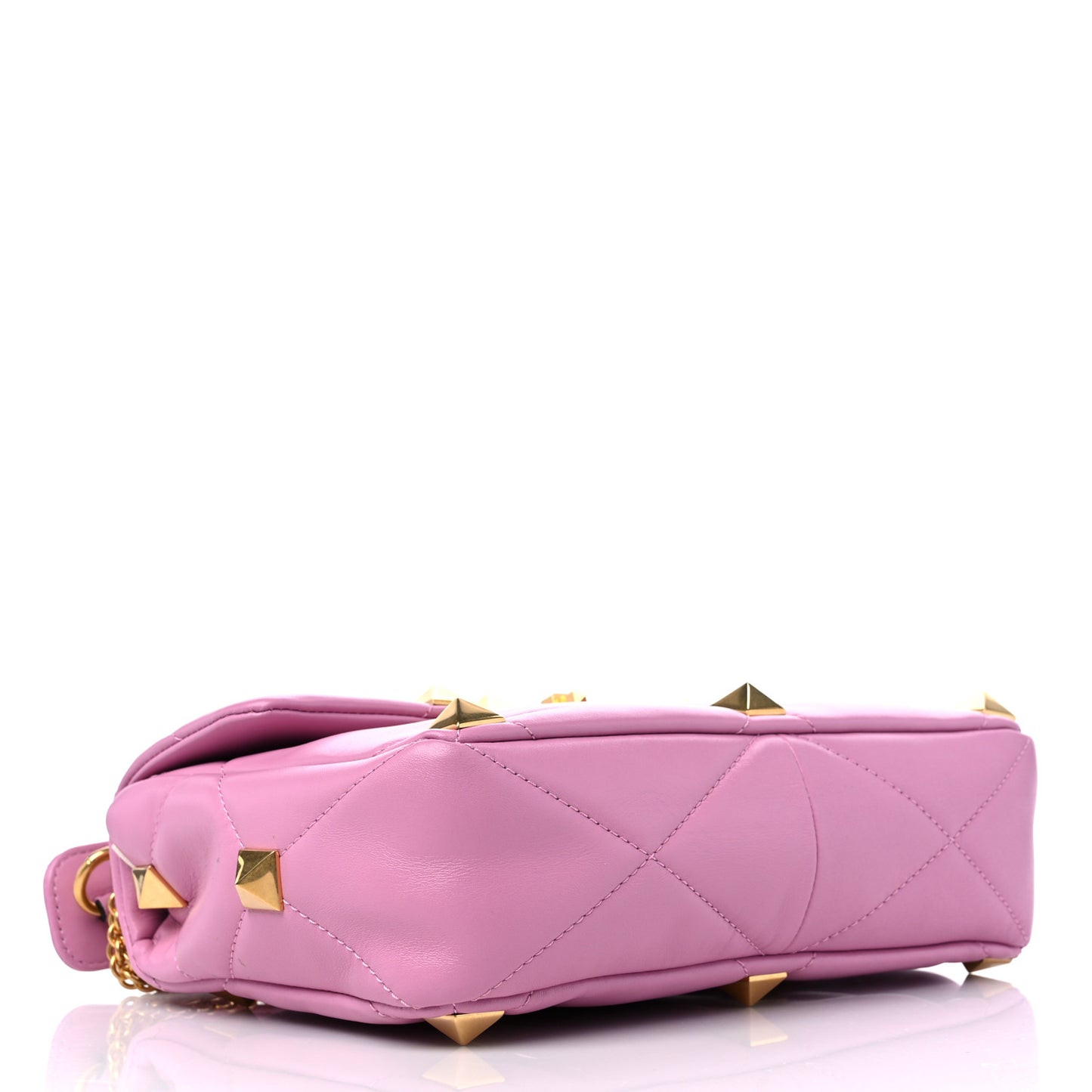 Nappa Large Roman Stud Shoulder Bag Giacinto