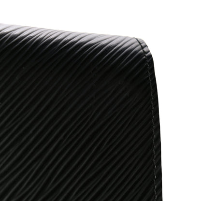 Louis Vuitton Epi Twist Compact Wallet Black 10 of 12