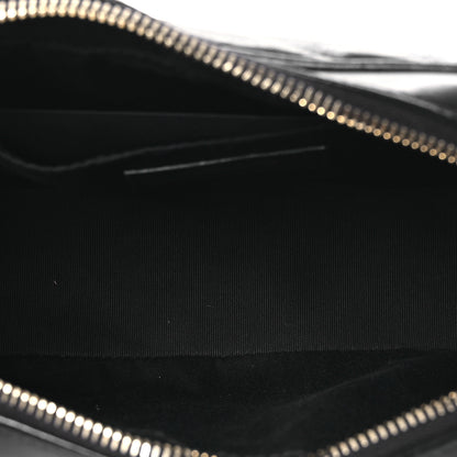Saint Laurent Calfskin Matelasse Monogram Lou Camera Bag Black 5 of 11